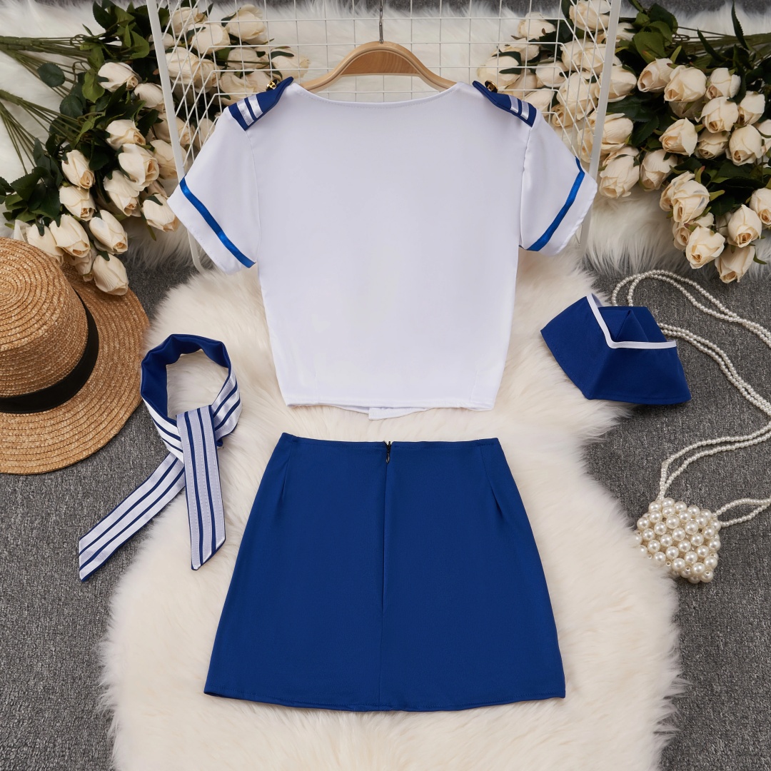 Conjunto de Uniforme de Azafat - Garter Belt Set reseña y precio