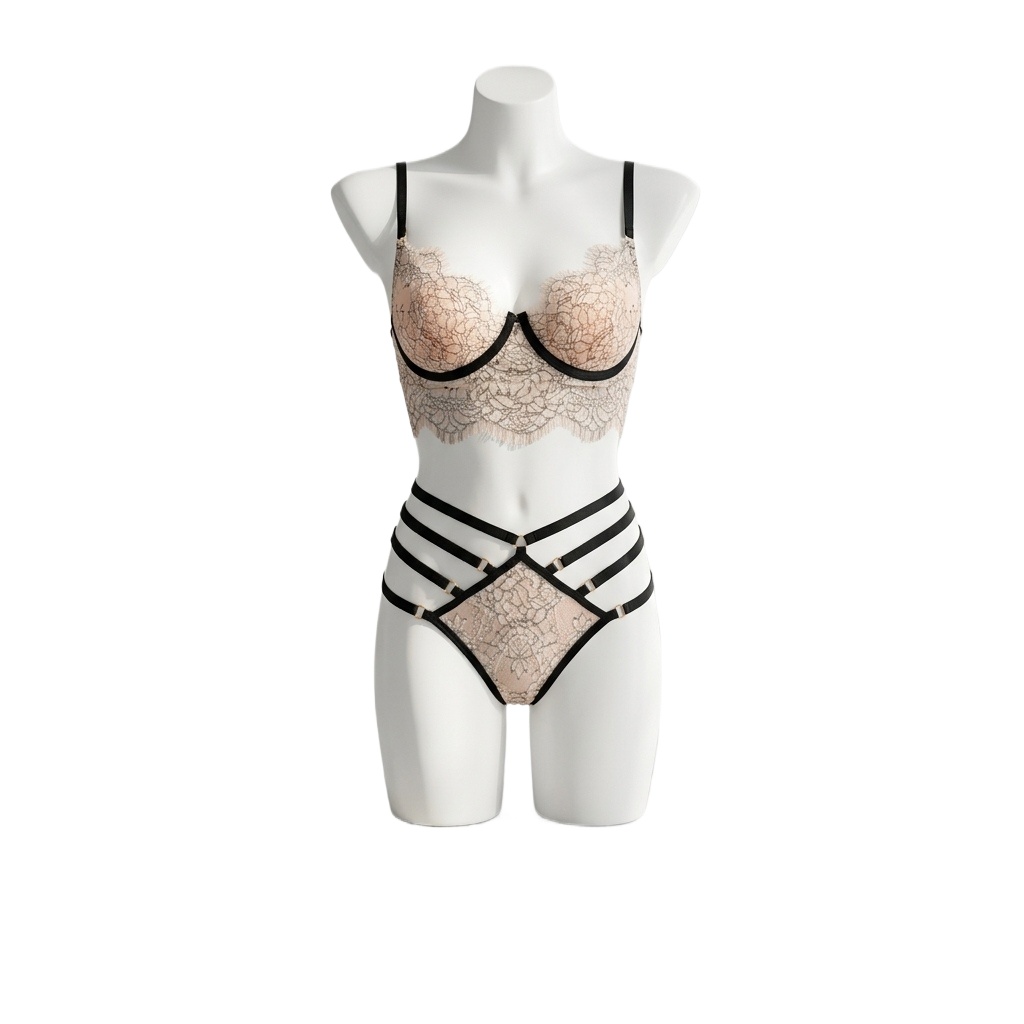 Conjunto de lencería de encaje - Garter Belt Set reseña y precio