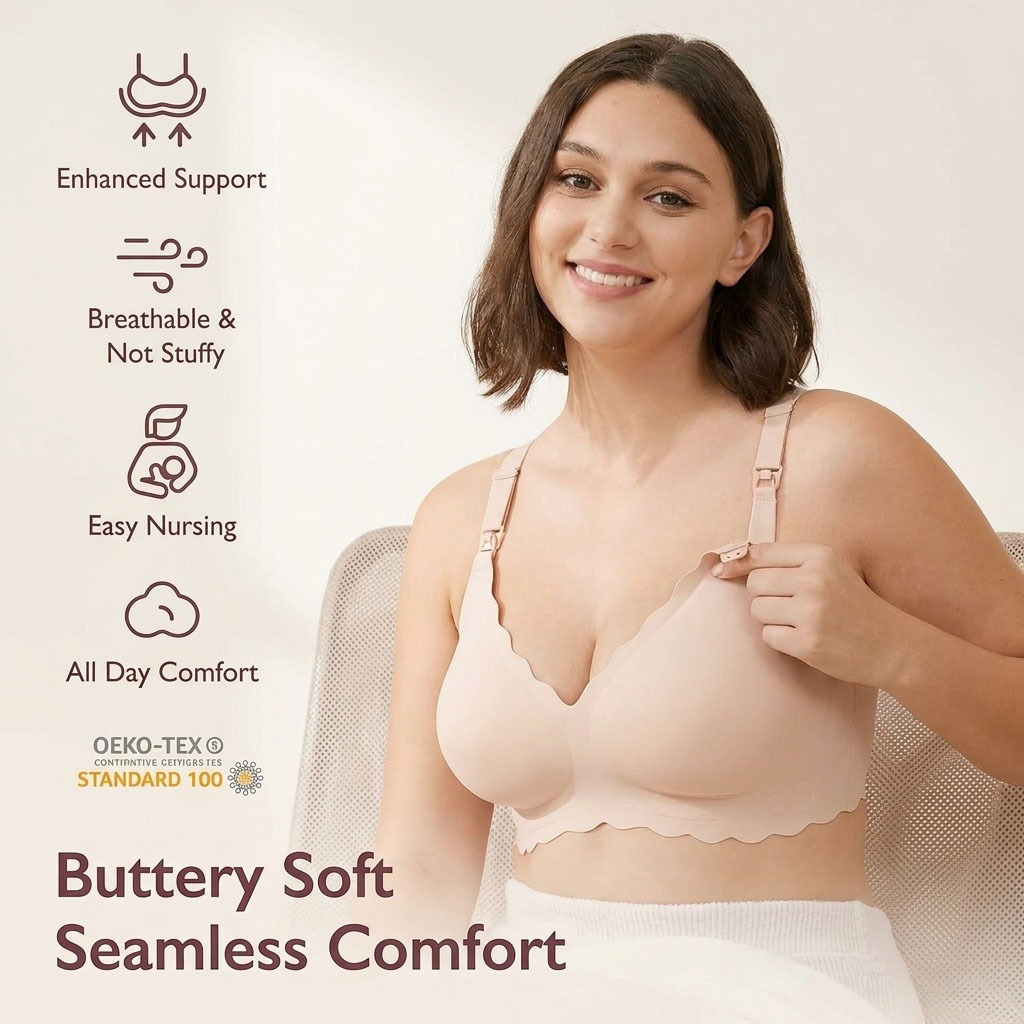 Sujetador de Maternidad y Lact - Nursing Bra Sleep reseña y precio