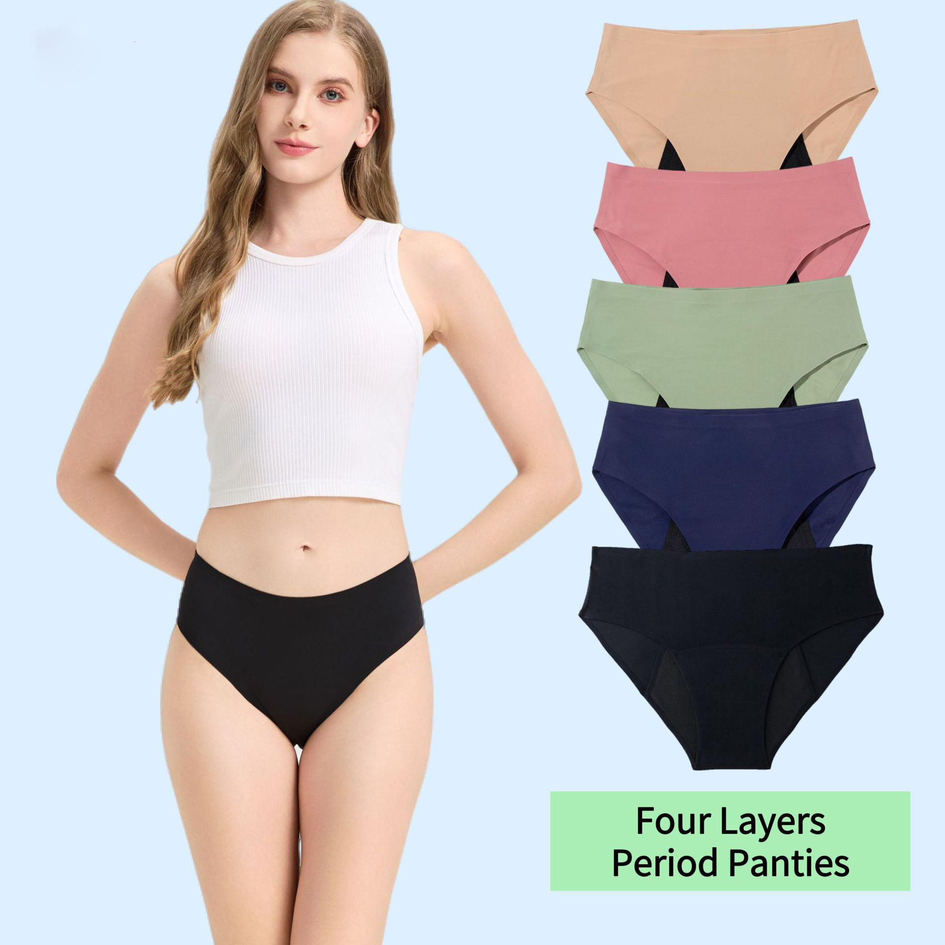 Bragas Menstruales para Mujer, - Period Panty Absorbent reseña y precio