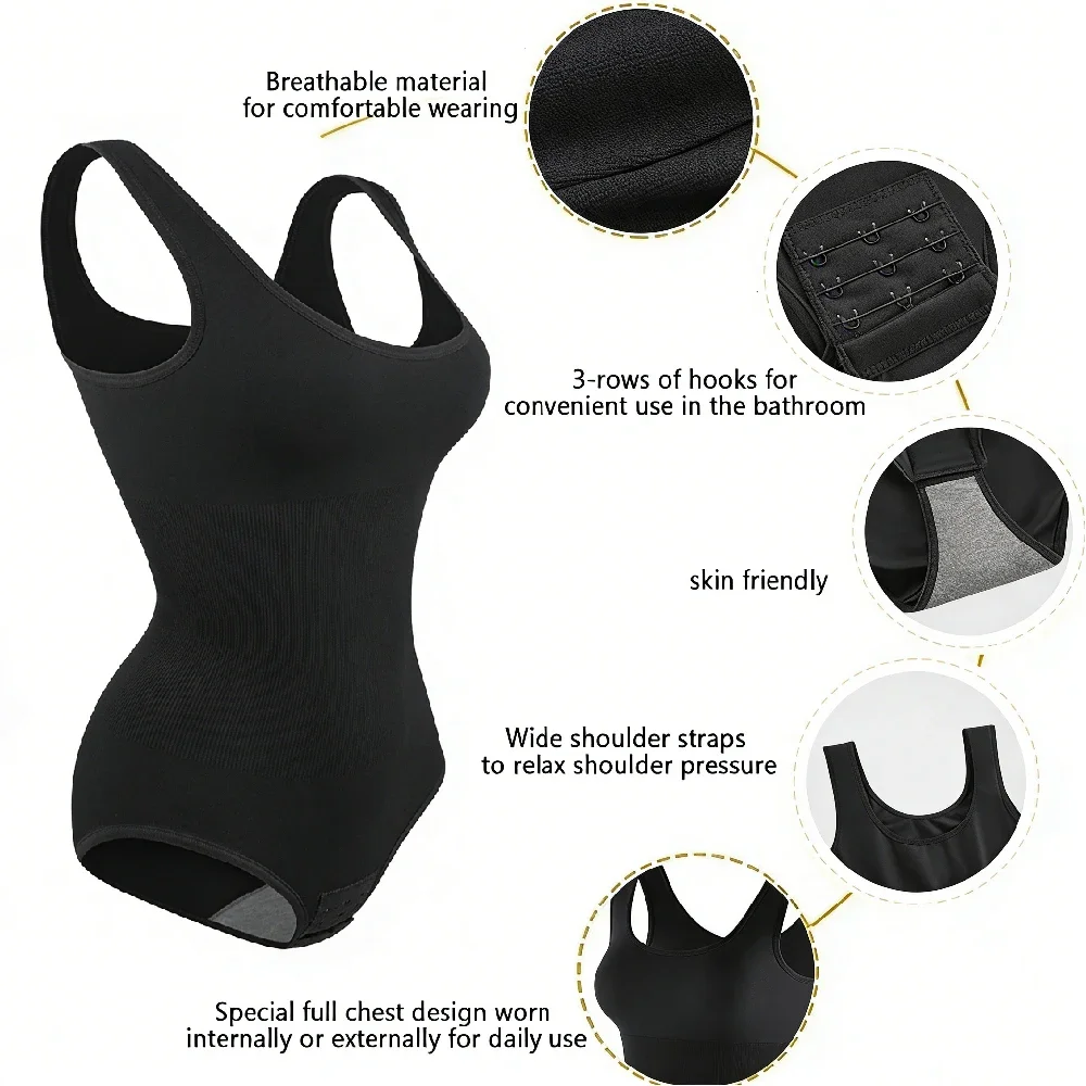 1 unidad: body moldeador de cu - Shapewear Bodysuit Firm reseña y precio